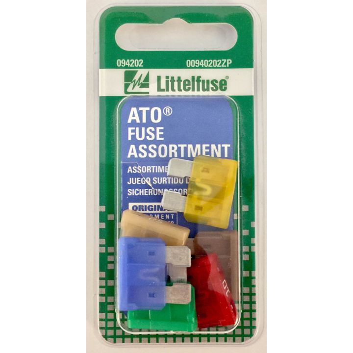 00940202ZP Littelfuse North American ATO Fuse Assortment, 6-pk