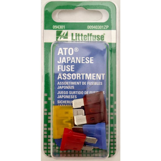 009403001ZP Littelfuse Japanese ATO Fuse Assortment, 5-pk