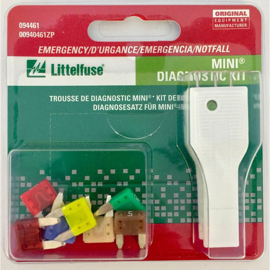 00940461ZP Littelfuse Emergency Mini Diagnostic Kit, 9-pc