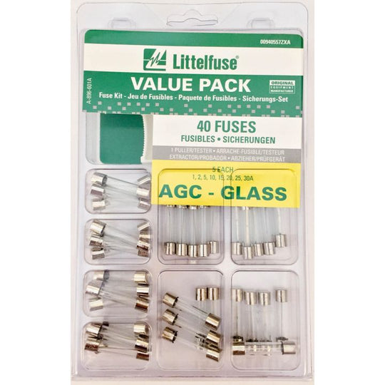 00940557ZXA Littelfuse 3AG AGC Tech Pack, 41-pc