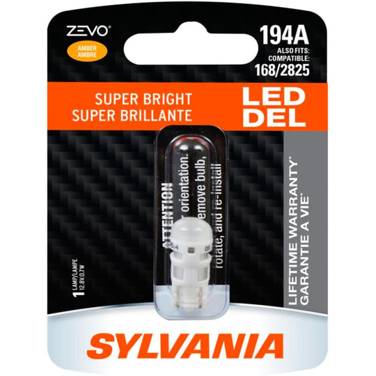 194ALED.BP 194A Amber Sylvania ZEVO® LED Mini Bulbs