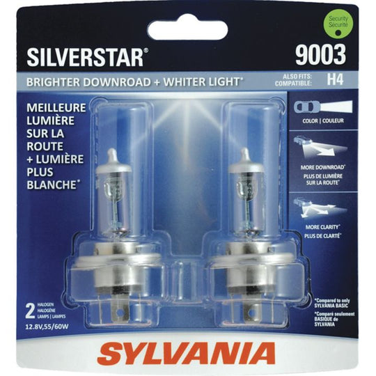 9003ST.BP2 9003 Sylvania SilverStar® Headlight Bulbs, 2-pk