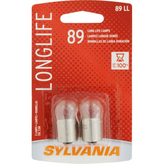 89LL.BP2 89 Sylvania Long Life Mini Bulbs