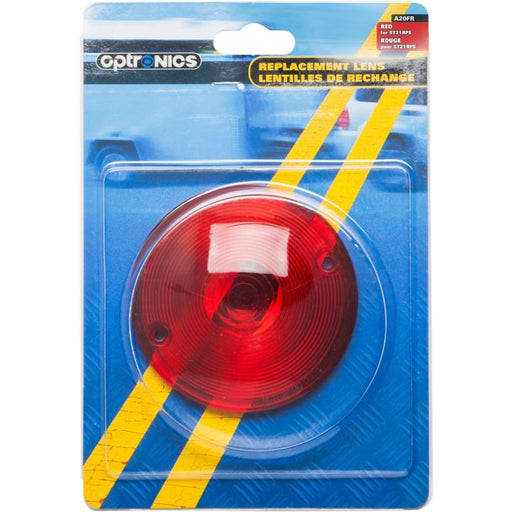 B9460R Optronics Rounded Red Lens Replacement