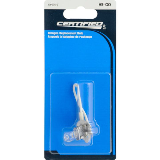 36923 H3-100W Certified Halogen Headlight Bulb, 1-pk