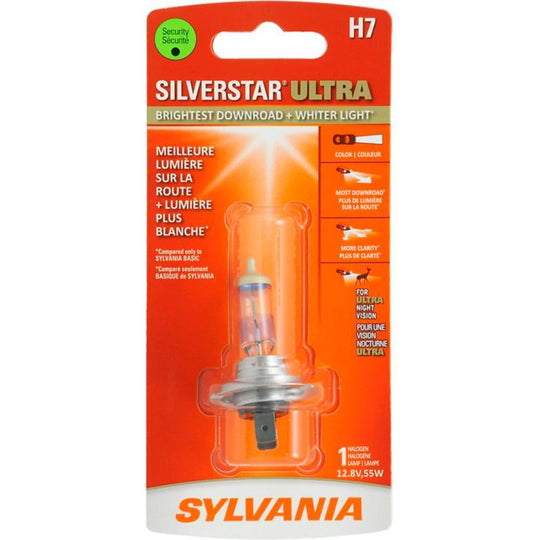 H7SU.BP H7 Sylvania SilverStar® ULTRA Headlight Bulb, 1-pk