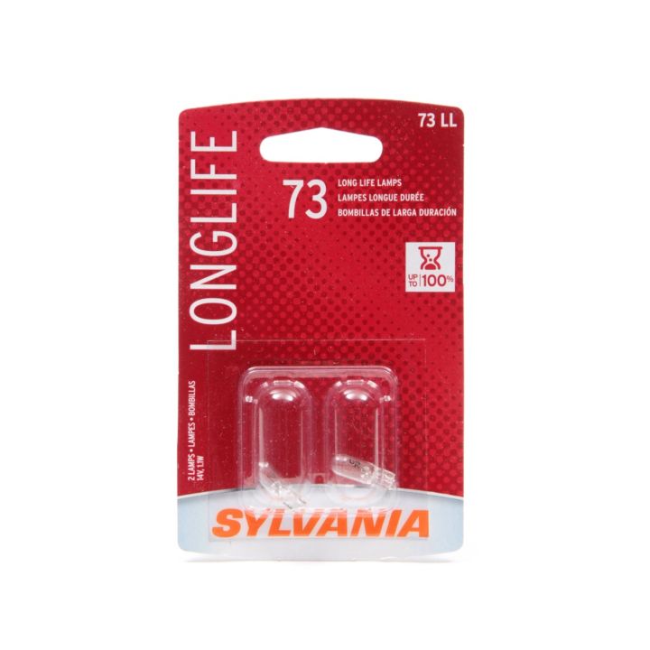 73LL.BP2 73 Sylvania Long Life Mini Bulbs