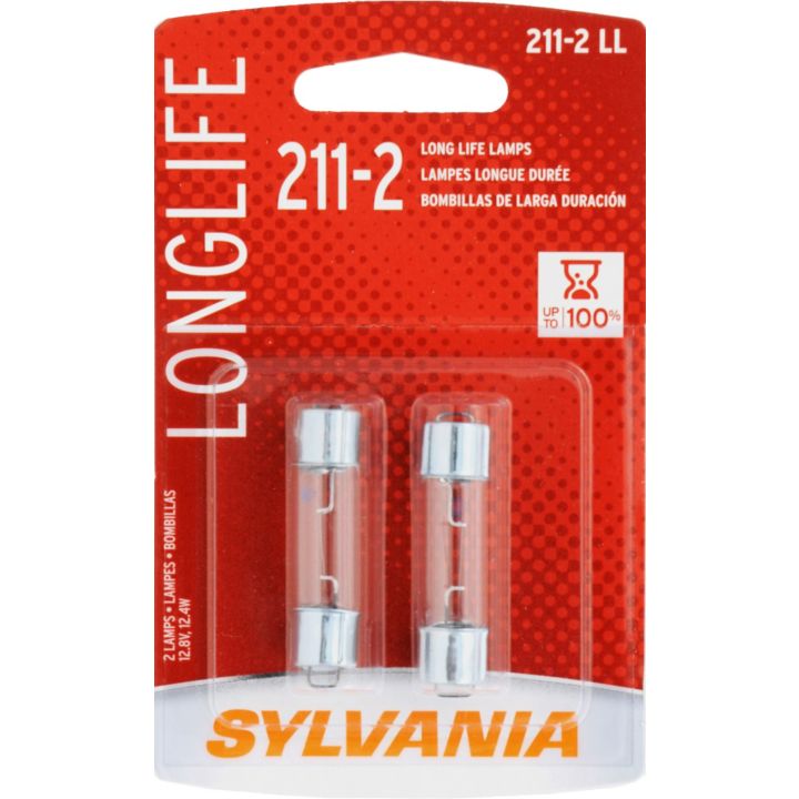 211-2LL.BP2 211-2 Sylvania Long Life Mini Bulbs — Partsource
