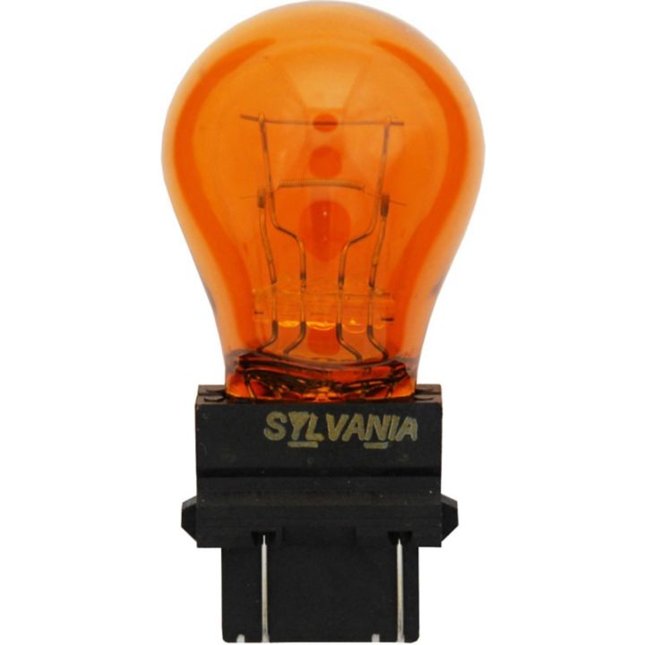 3057ALL.BP2 3057A Amber Sylvania Long Life Mini Bulbs