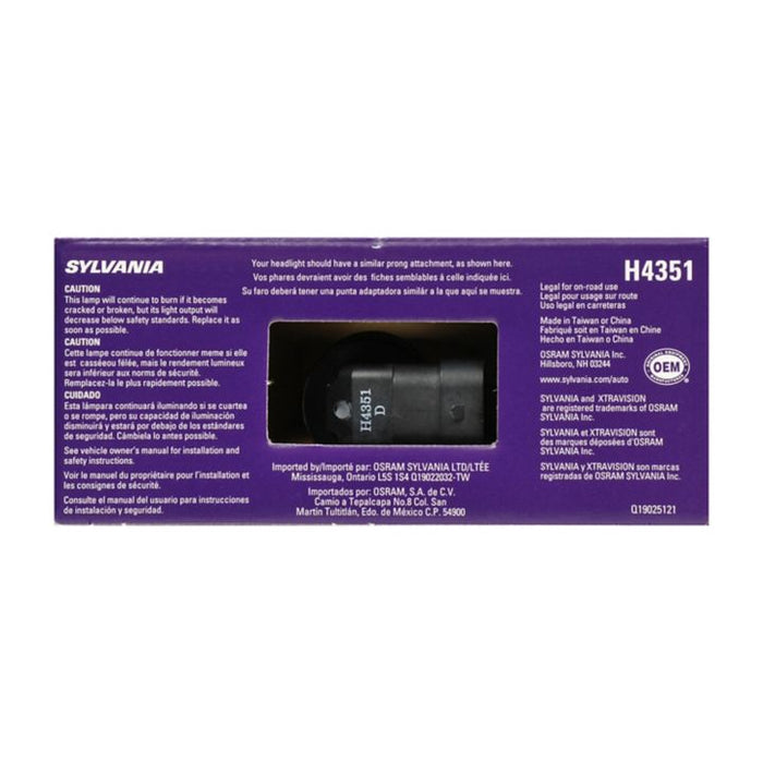 H4351XV.BX Xtravision Sealed Beams, H4351