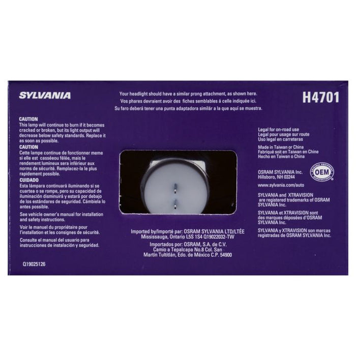 H4701XV-BX Xtravision Sealed Beams, H4701