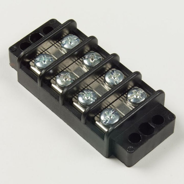 PDR420 Certified 22-10 AWG 4-Pole Terminal Block, 20-Amp