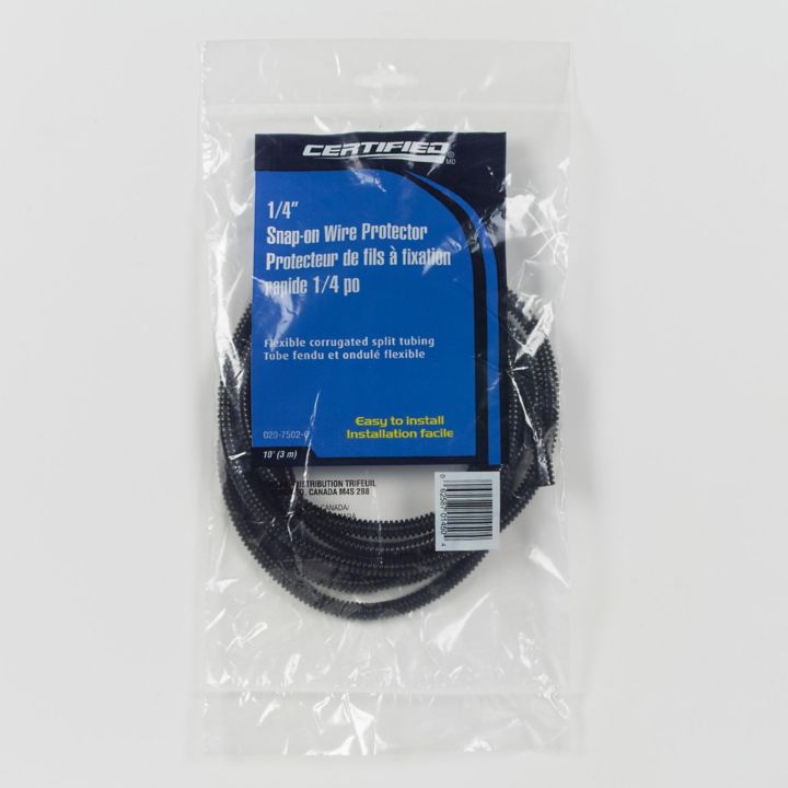 1/4X10 Certified Automotive Wire Protector, 1/4-in, 10-ft