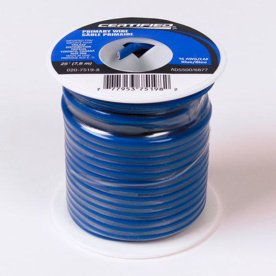 Certified 16 AWG, 25-ft