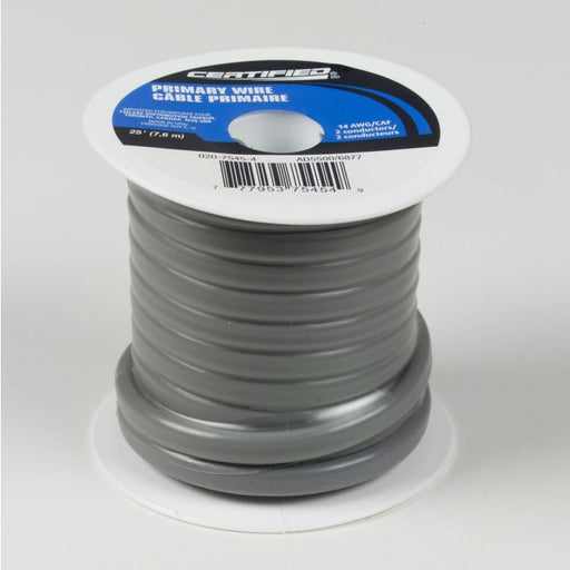 GPT2-14-GB-Q Certified 14 AWG 2-Conductor Wire Cable, 25-ft