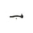 The 3543203L Pro-Series OE Tie Rod End, designed for the front driver side and featuring an outer placement, is displayed on a white background with its single accompanying nut situated below it.