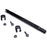 A set of S3311 ProSeries OE+ Tie Rod Adjusting Sleeves, featuring black automotive car leaf spring mounting hardware, bolts, nuts, and U-clamps.