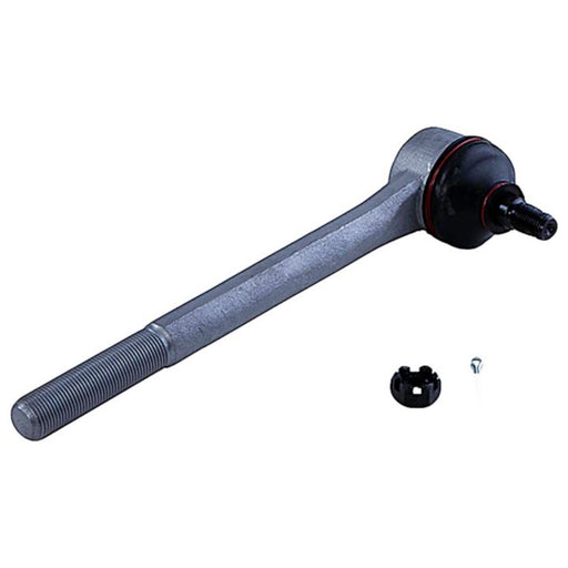 The TI92060XL ProSeries OE+ Tie Rods, featuring a threaded shaft and dust boot, comes with a small metal cap and pin, all displayed on a white background.