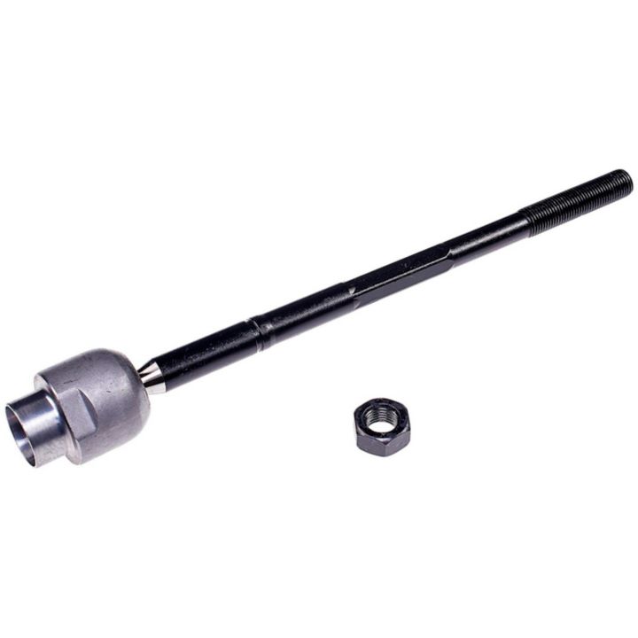 An IS116XL ProSeries OE+ Tie Rod with a separate hex nut placed beside it, on a white background.