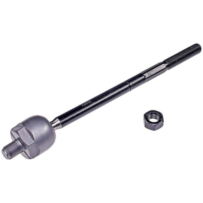 The IS455XL ProSeries OE+ Tie Rods, featuring metallic threaded ends and an accompanying nut, designed for automotive steering systems, on a white background.