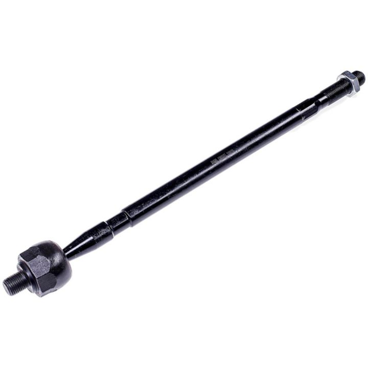 Image of a TI81145 ProSeries OE+ Tie Rod, a long, black, metal rod with threaded ends, used as an automotive part for vehicles.