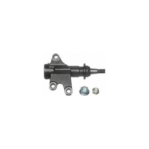 An IB6532 ProSeries OE+ Idler and Pitman Arms set with two metal nuts on a white background.