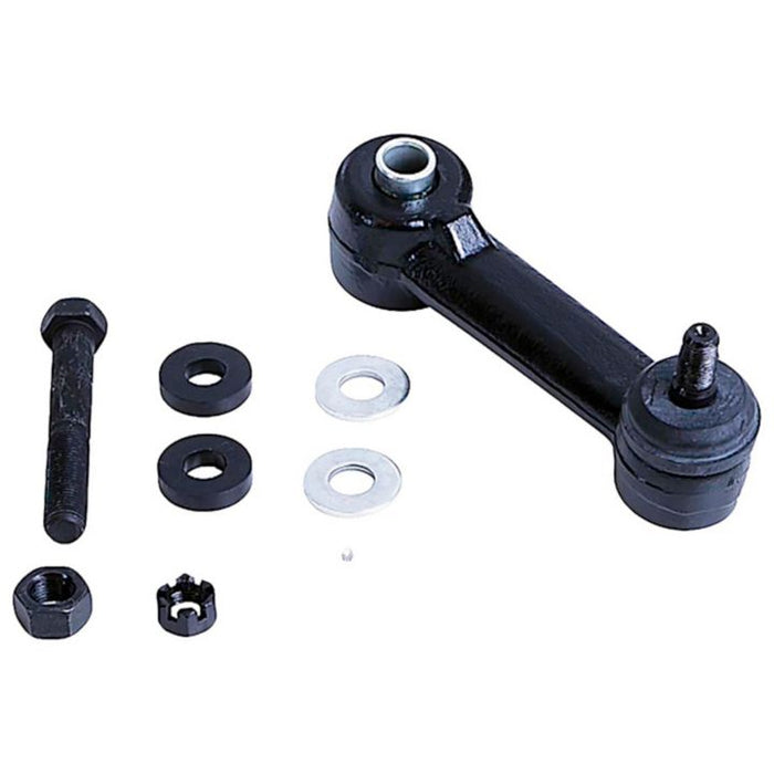 IA81229XL ProSeries OE+ Idler and Pitman Arms with bolts, washers, and nuts arranged around them on a white background.