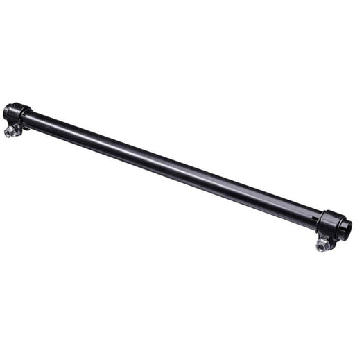 A black AS96012 ProSeries OE+ Tie Rod Adjusting Sleeve with mounting brackets on both ends.