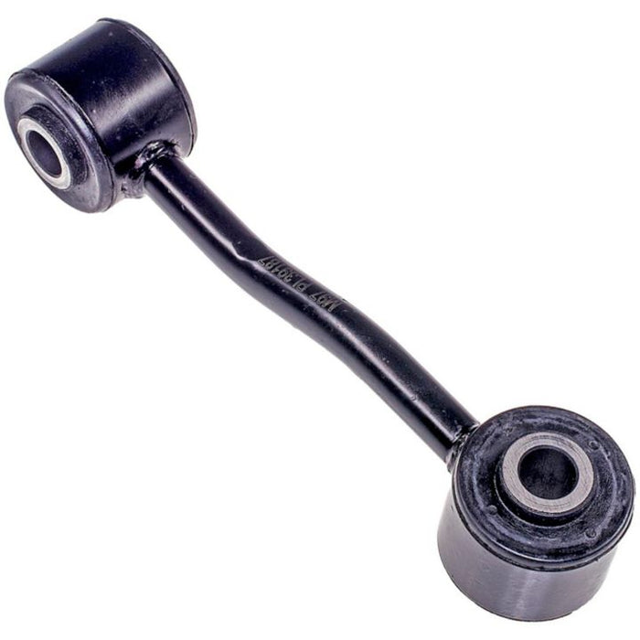 A black SK7391 ProSeries OE+ Stabilizer Link with bushings on both ends, isolated on a white background.