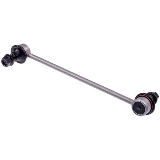 The SL60015XL ProSeries OE+ Stabilizer Links, featuring silver stabilizer bars with bushings and joints on either end, isolated on a white background.