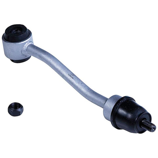 The SL96155XL ProSeries OE+ Stabilizer Links feature a metal suspension link rod with two black bushings and a nut on the side, showcased against a white background.