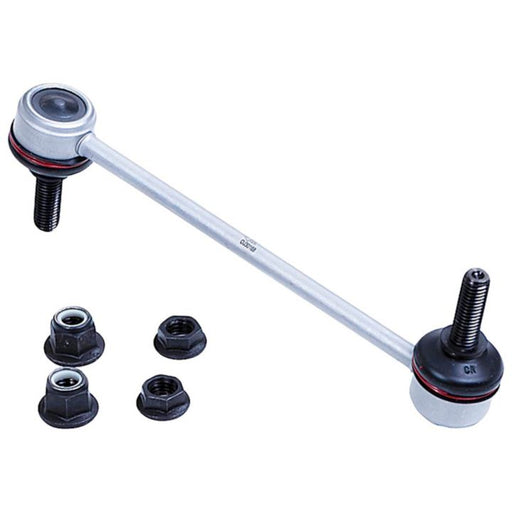 The SL91515XL ProSeries OE+ Stabilizer Links are a set of silver metal suspension stabilizer bar links featuring four black nuts, displayed against a white background.