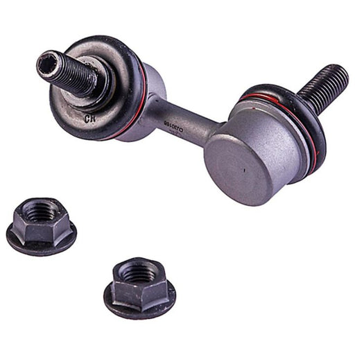 SK90454XL ProSeries OE+ Stabilizer Links with a silver car suspension link stabilizer bar and two black nuts on a white background.
