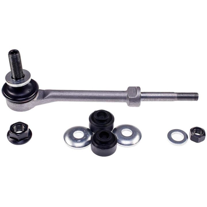 SL74065XL ProSeries OE+ Stabilizer Links with nuts, washers, and bushings, isolated on a white background.