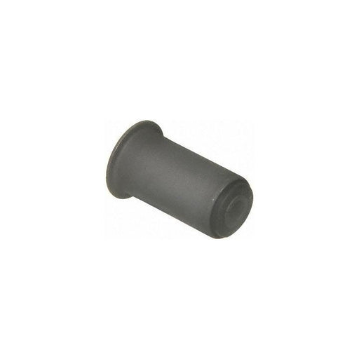 The BB6395 ProSeries OE+ Bushing is a black rubber cylindrical bushing featuring a wider flange at one end and a smaller opening at the other.