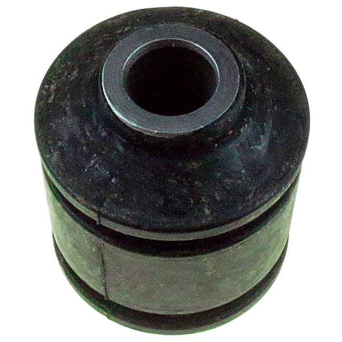 The BC60059 ProSeries OE+ Bushings are cylindrical, black rubber bushings featuring a central metal sleeve, designed for use in automotive suspension systems.