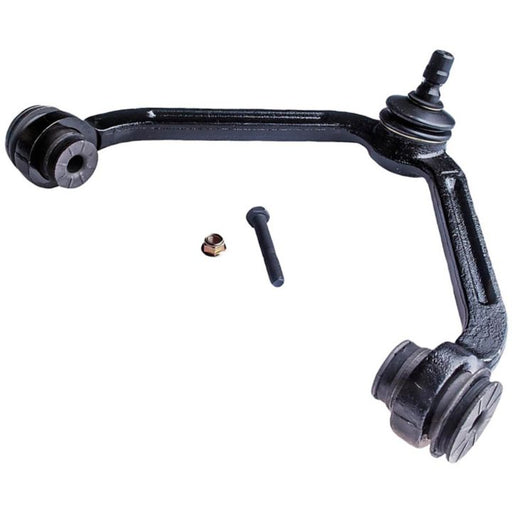 The CB8708 ProSeries OE+ Control Arm, featuring a bolt and a nut, is displayed against a white background.