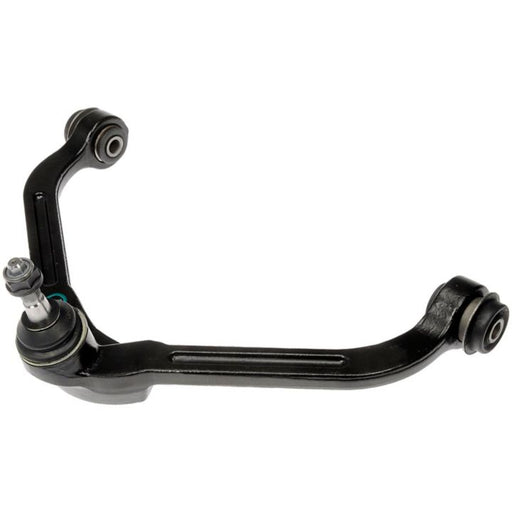 CB3198 ProSeries OE+ Control Arm, featuring a black metal suspension control arm with rubber bushings at both ends and a ball joint on one side.
