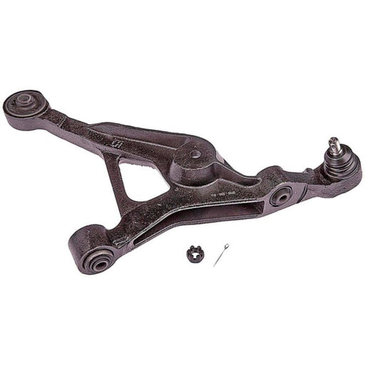 A CB7425 ProSeries OE+ Control Arm with associated small parts on a white background.