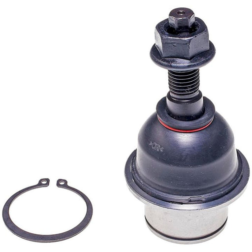 BJ86065XL NASCAR Advantage Front Ball Joint with a securing ring on a white background.