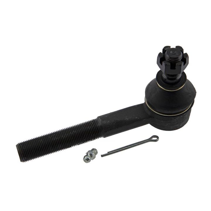 568202B000 Pro-Series OE Tie Rod with cotter pin and grease fitting, isolated on white background.