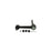 The image features the 1546366 Pro-Series OE Idler Arm for the passenger side in black, accompanied by three small black components, a small screw, and a bolt, all set against a white background.