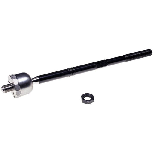 A TI85145XL ProSeries OE+ Tie Rod featuring a black rod with a silver end and a separate black nut, all presented on a white background.