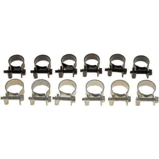 55172 Dorman HELP! Fuel Injector Hose Clamp, 12-pk