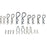 93036 Dorman HELP! Hair Pin, Universal, Assortment, 20-pk