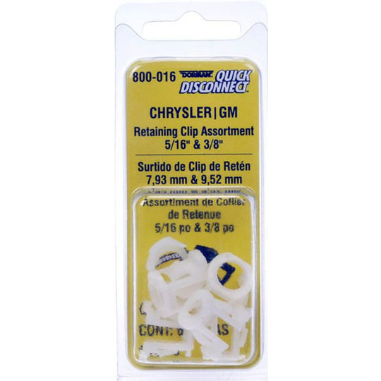 800-016 Dorman Fuel Line Clips for GM, 5/16-in and 3/8-in