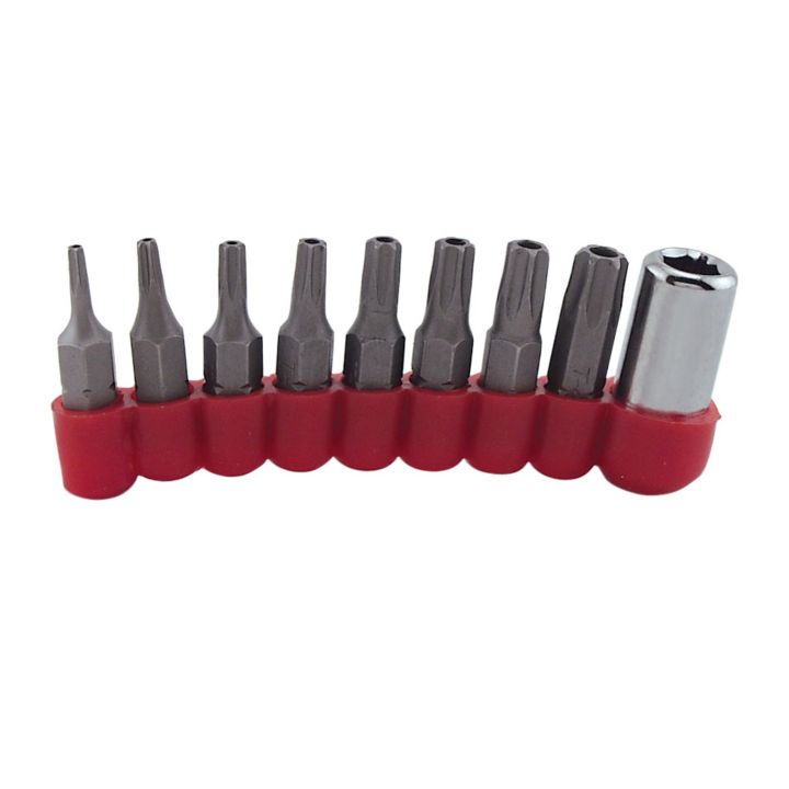 44006 Tamper-Proof Star Bit Set, 9-Piece
