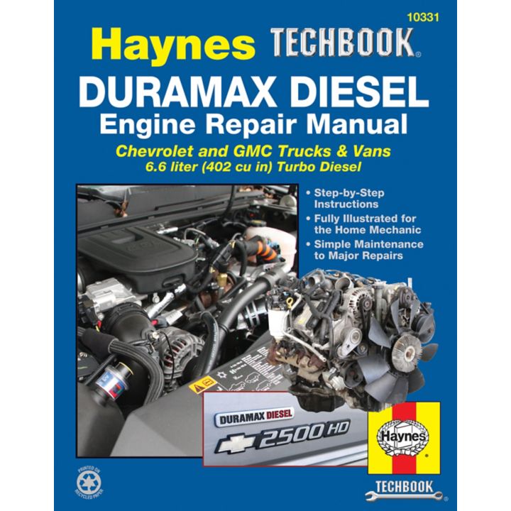 10331 Haynes Duramax Diesel Engine Repair Manual, 2001-2012