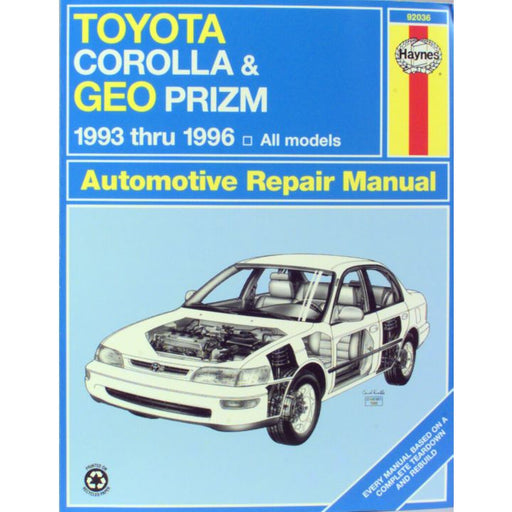 92036 Haynes Automotive Manual, 92036