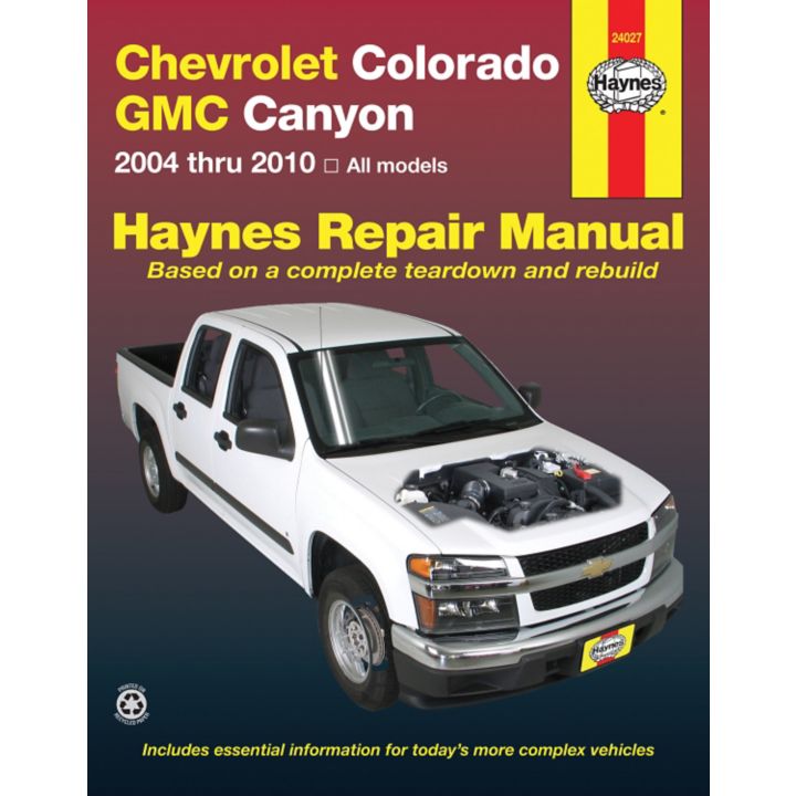 24027 Haynes Chevrolet Colorado Repair Manual, 24027, 2004-2012